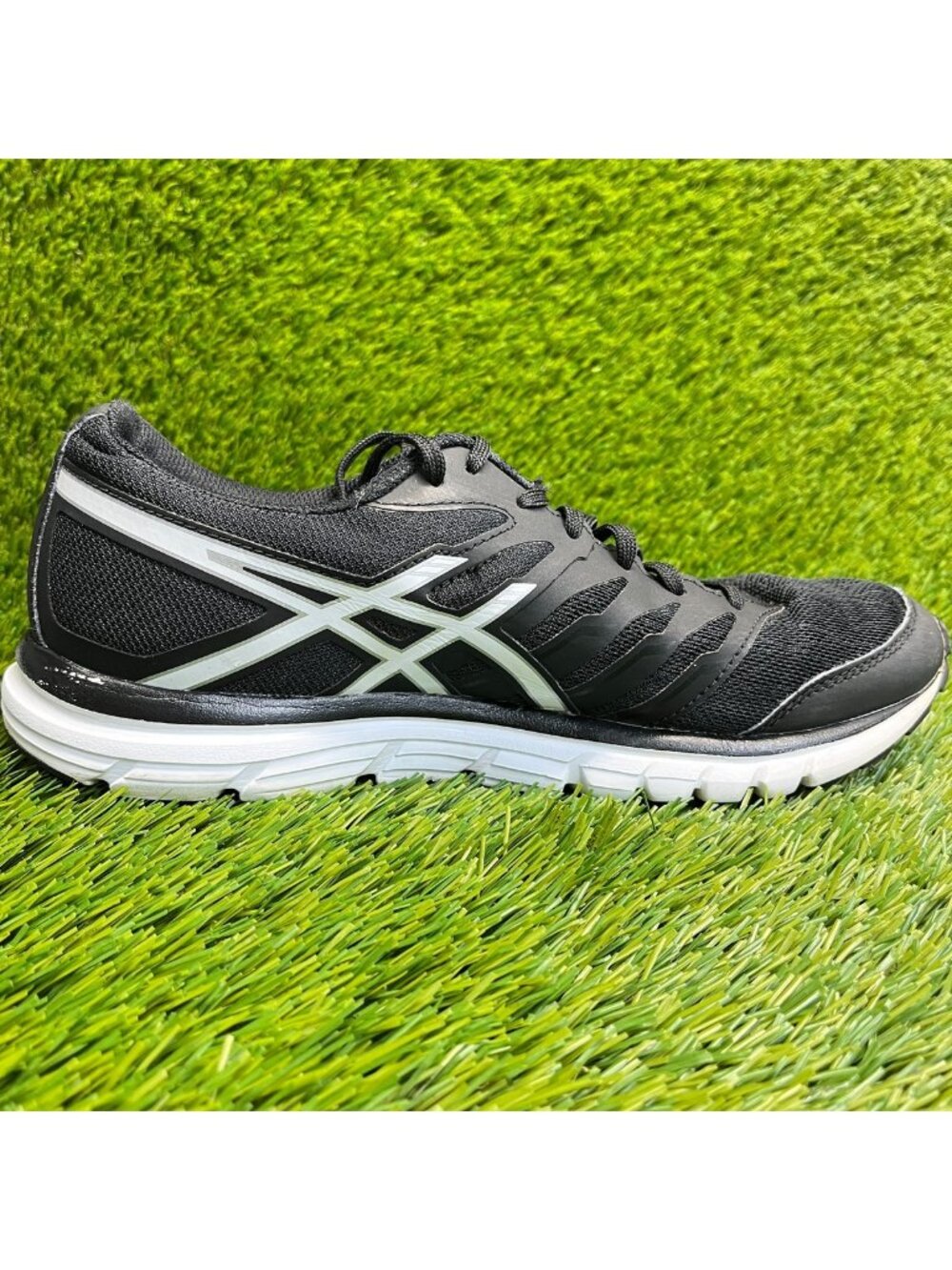 Asics Gel-Zaraca 4 Womens Size 8 Black White Athletic Running Shoes Sneakers